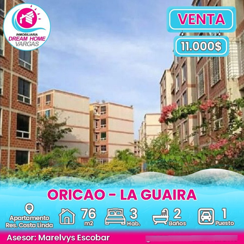 Imagen 1 de 7 de Apartamento En Venta Calle Hacienda Tarma Abajo, Oricao  La Guaira