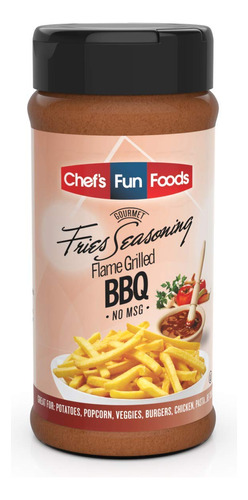 Gourmet Fries Seasonings Botella De Barbacoa A La Parrilla,