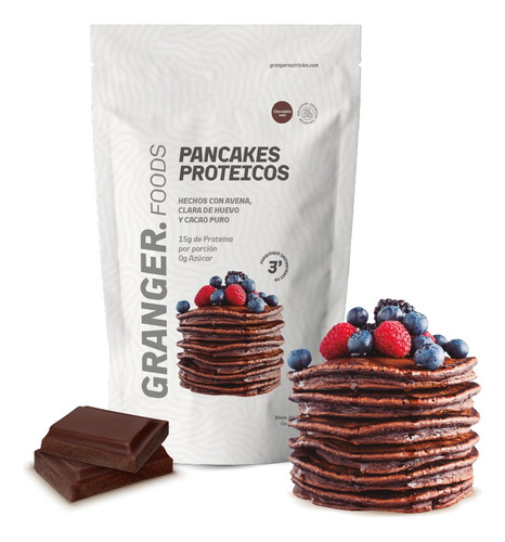 Pancakes Proteicos Chocolate Sin Azúcar Granger