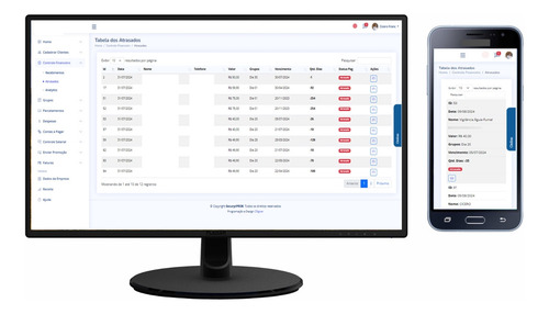Sistema P/ Gestão De Clientes, Com Pagamentos Automatizados