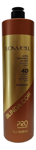 Lowell Blinda Color Shampoo 1l Proteção Da Cor