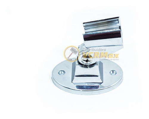 Imagen 6 de 10 de Soporte Para Ducha Manual Orientable Abs Cromado Universal