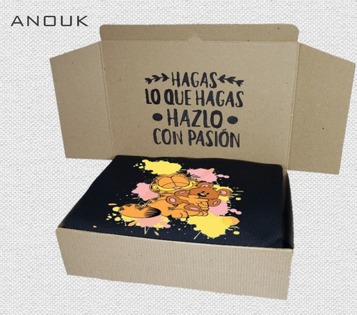 Imagen 2 de 10 de Buzo Hoodie Personalizado Saco Garfield Estampado Unisex