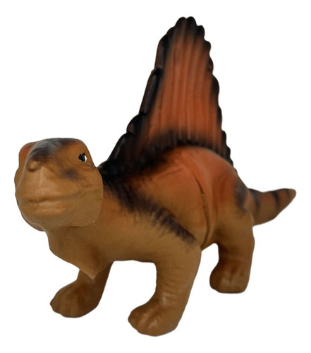 Dinosaurio De Goma - Dimetrodon Marron