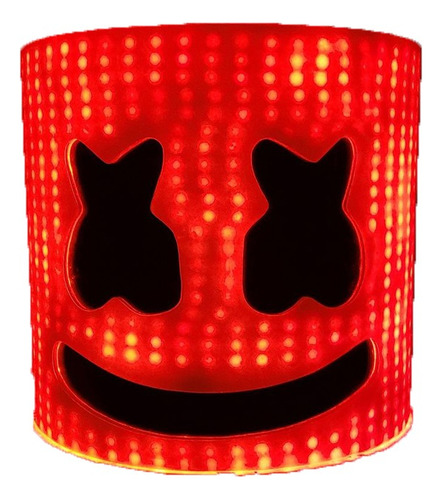 Leds Casco Mascara Marshmello V.2 600 Leds Rgb Envio Gratis