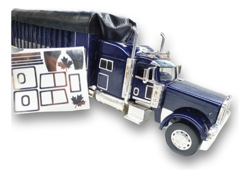 Accesorios Cromos Para Trailer Peterbilt 389 Escala 1:32 New