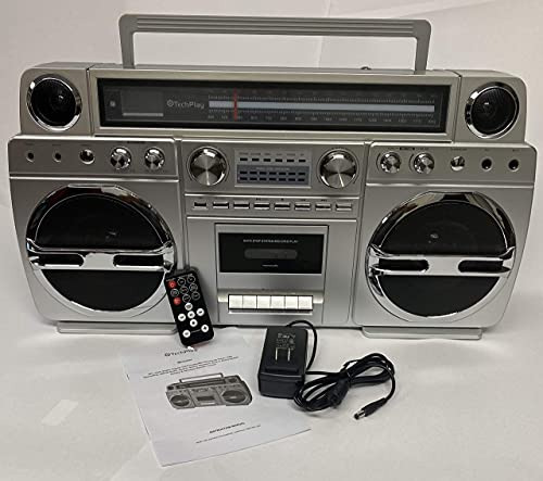 Boom Box Retro Techplay: Cd, Cassette, Bluetooth Y Usb