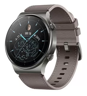 Huawei Watch GT 2 Pro Classic 1.39" caja 46.7mm de titanio nebula gray, malla gray brown de cuero VID-B19