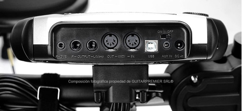 Bateria Electronica 8 Pads Doble Zona Efectos Usb Pedales 5c