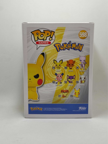 Imagen 3 de 3 de Funko Pokemon Pikachu 598 Original