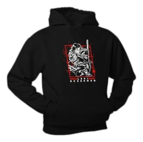 Sudadera Unisex Levi Attack On Titan Fluorecente