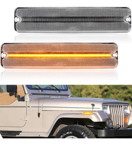 Lampara Led Marcador Lateral J-eep Wrangler Yj Base Islander