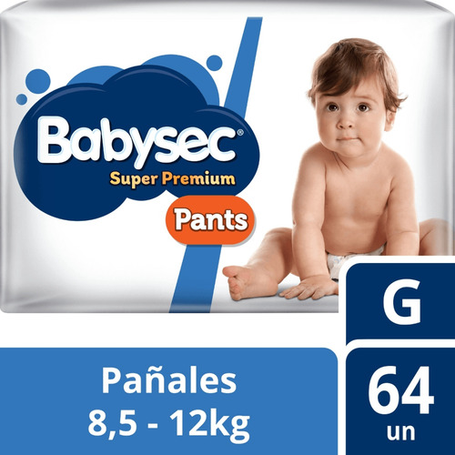 Pants Babysec Super Premium 64 Un G Tamaño Grande (G)