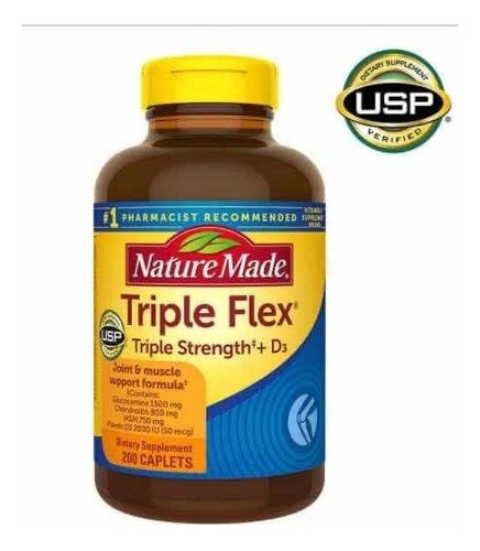 Triple Flex Nature Made 200cap Glucosamina Condroitina Msn