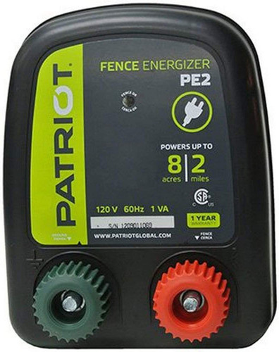 Electrificador De Cercas Patriot Pe2 110v 0.10 Joule