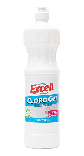 Cloro Gel Antisarro Floral 900cc Excell