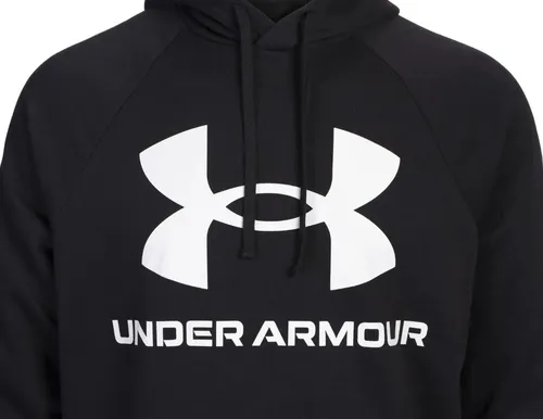 Sudadera Under Armour Rival Fleece Hoodie Capucha Negra