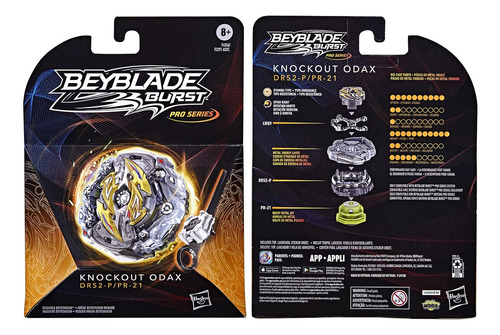 Beyblade Burst Pro Series Knockout Odax Spinning Top Starter