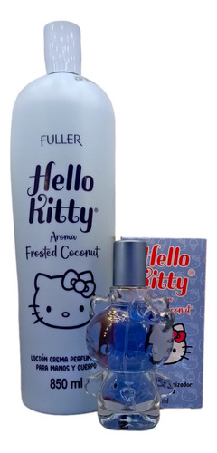 Hello Kitty Frosted Coconut Colonia Y Crema Dama By Sanrio