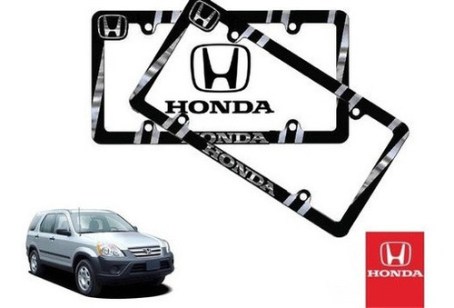 Par Porta Placas Honda Cr-v 2.4 2006 Original
