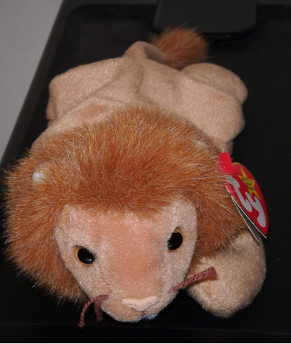 Ty Beanie Baby ~ Roary The Lion ~ Mint With Mint Tags ~ Jubi