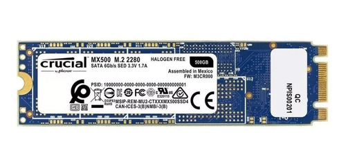 Disco sólido interno Crucial CT500MX500SSD4 500GB