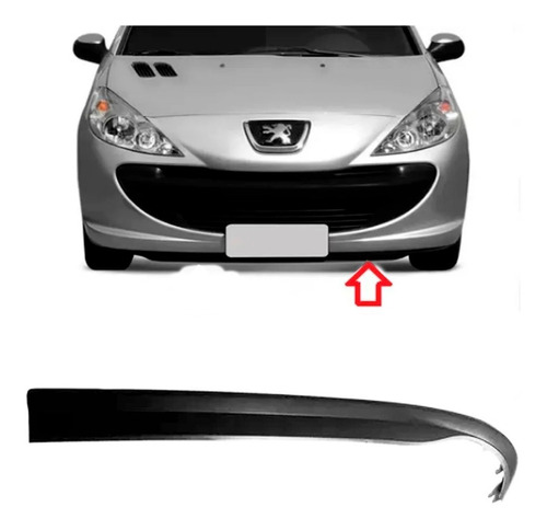 Spoiler Paragolpe Delantero Peugeot 207 Izquierdo