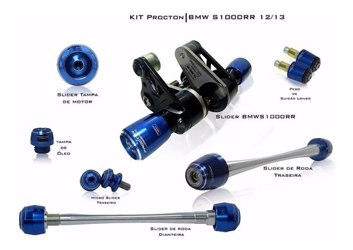 Kit Procton Slider Bmw S1000rr S1000 Rr 1000rr 2012 A 2013