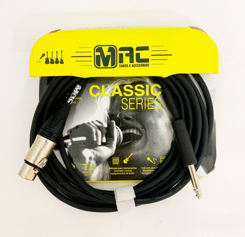 Cabo Mac Desbalanceado 15ft/4.57m Xlr+p10 Classic Mc15pb