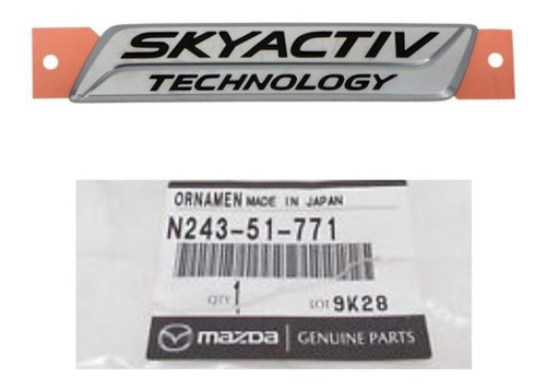 Emblema Skyactiv Para Cajuela Mazda Mx5 2016-2019 Original