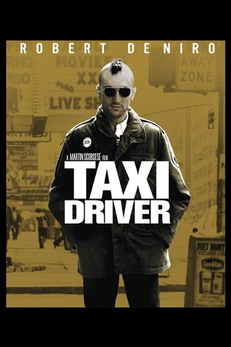 Carteles Antiguos  Chapa   Poster 60x40cm Taxi Driver Fi-071