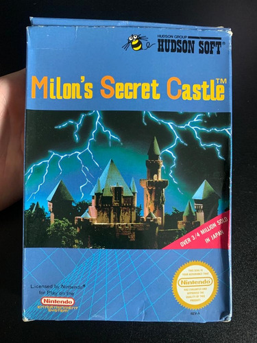 Milon's Secret Castle Nes Caja Sola