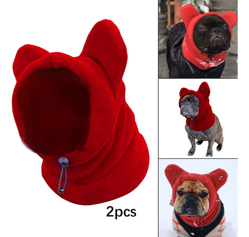 2 Capucha Para Perro, Gorro Cálido, Gorro De Invierno Para