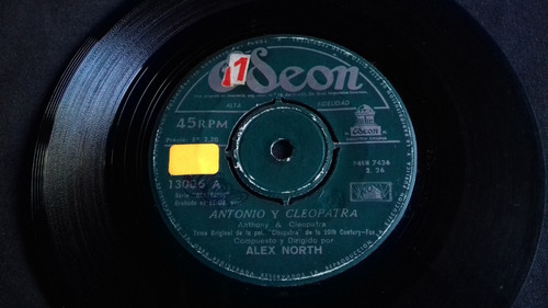 Single Alex North Banda Sonora Antonio Y Cleopatra