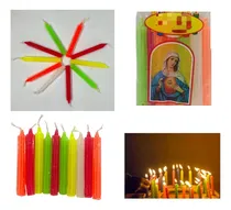 Comprar Velas Navideñas Colores X5 Paquetes 50 Velas Para Faroles