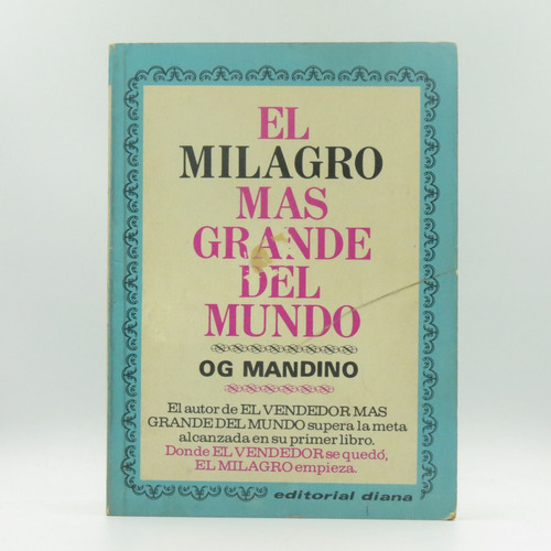 El Milagro Más Grande Del Mundo Og Mandino Ed. Diana