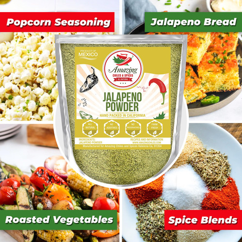 Condimento En Polvo De Jalapeño 113 Gramos Natural Picante