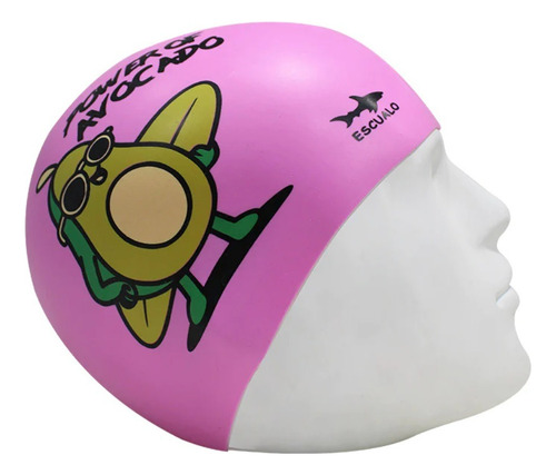 Gorra Natación Adulto Modelo Avocado Rosa - Escualo Color Rosa Chicle Diseño De La Tela Estampado Talla Unitalla