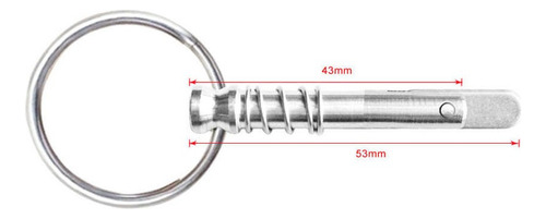 8 Pernos De Liberación Rápida Con Anillo De Tracción Para