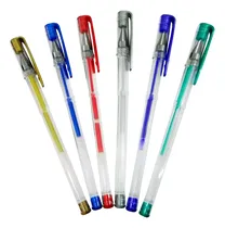 Comprar Empaque De 6 Boligrafos De Gel Metalicos Surtidos Punta Fina