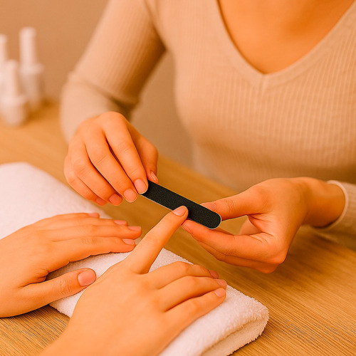 Kit 100 Lixa Unha Mini Manicure Pedicure Descartável Popular
