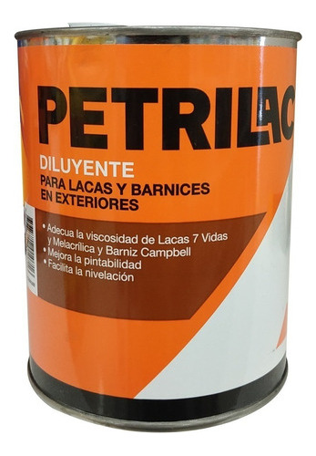 Diluyente Melacrilico Petrilac X 0,5 Litros Pintumm