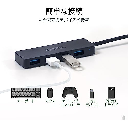 Adaptador Hub Usb C Usb, Hub Usb 3.0 De 4 Puertos, Divi...