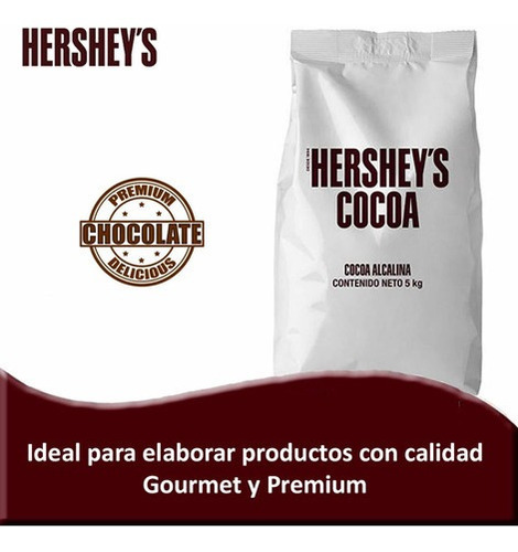 Cocoa Oscura Alacalina Pasteles Hershey´s 5kg Premium