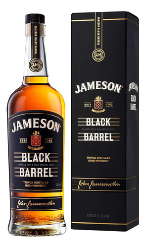 Whisky Jameson Black Barrel  750ml Zetta Bebidas