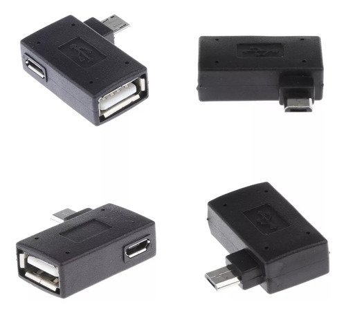 Adaptador Micro Usb 2.0 Otg Host De 4 Piezas Con Usb Para Ta