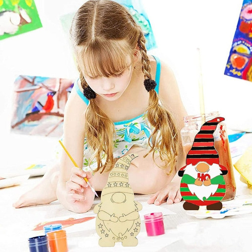 Decoraciones Colgantes Para Árboles De Navidad Para Pintar D