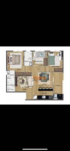 Imagem 15 de 25 de Studio Com 1 Dormitório À Venda, 36 M² Por R$ 271.980,00 - Centro - Guarulhos/sp - St0017