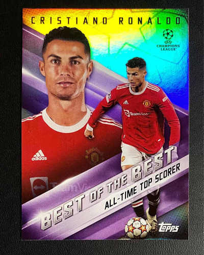 Ronaldo Topps Holo Champions League Manchester United