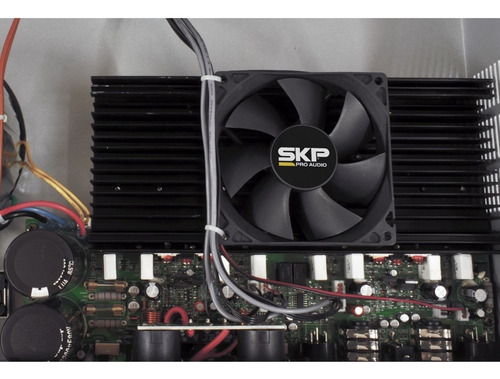 Potência do amplificador Skp Max 420 200w + 200w 4 Ohms Cor cinza Potência de saída Rms 400 W